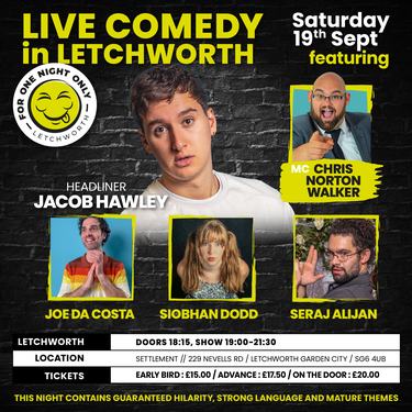Live Comedy - "For One Night Only" September