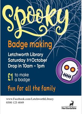 Spooky Badge Making
