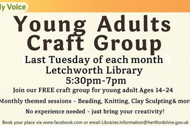 Young Adults Craft Group