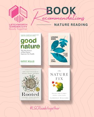 A graphic displaying four book covers.